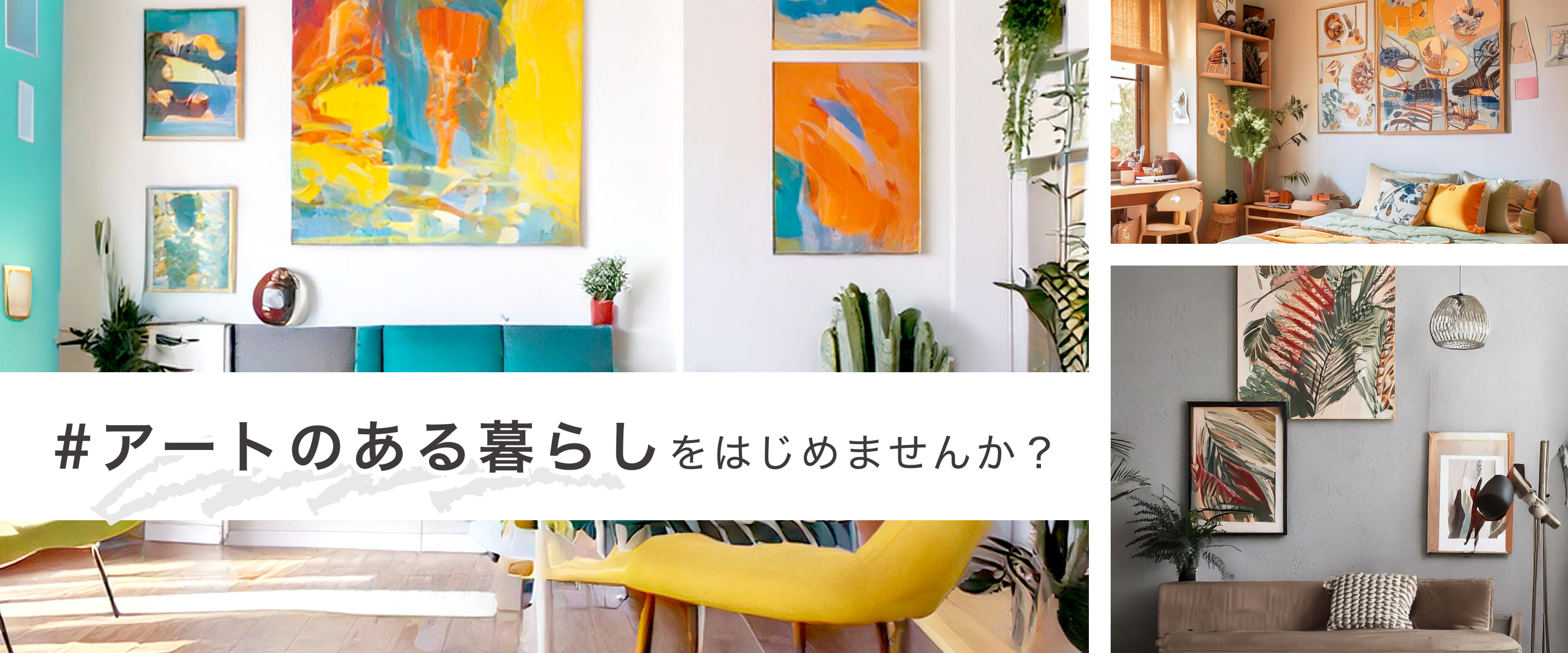 #アートのある暮らし をはじめませんか？