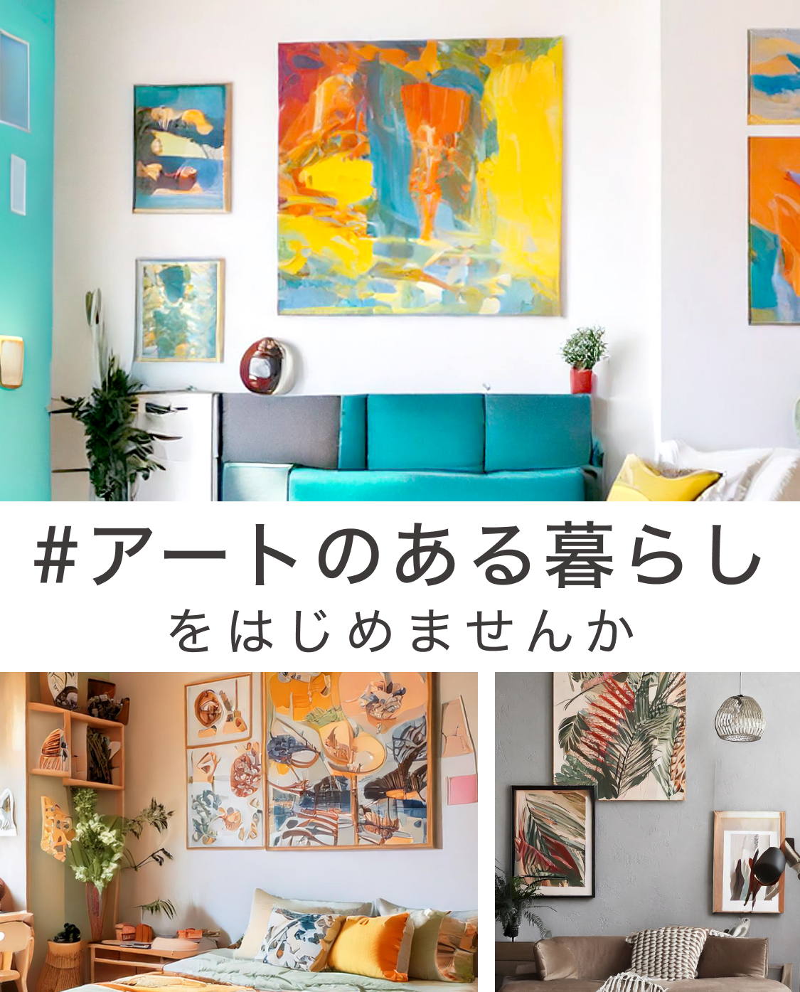 #アートのある暮らし をはじめませんか？